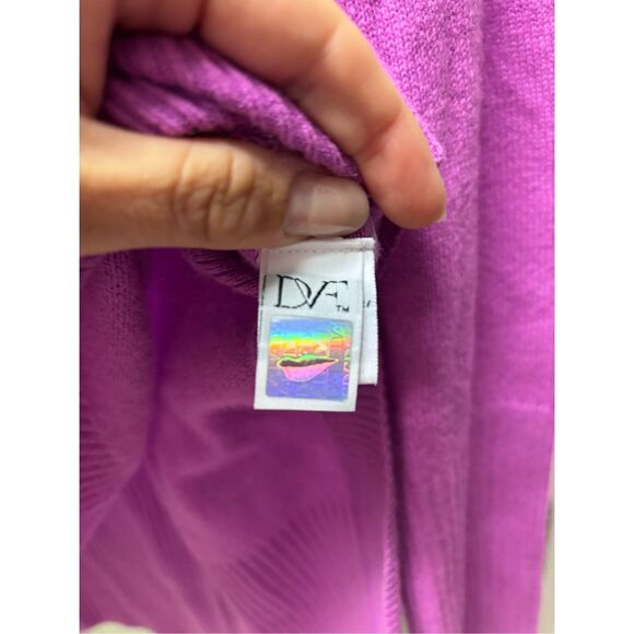 DVF Diane Von Furstenberg 100% cashmere cowl neck sweater - Picture 8 of 10